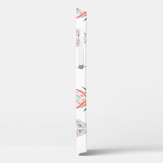 Etnische veren Hand getrokken illustratie Case-Mate iPhone Case (Achterkant / Links)