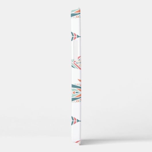 Etnische veren Hand getrokken illustratie Case-Mate iPhone Case (Achterkant / Rechts)