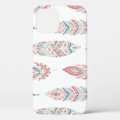 Etnische veren Hand getrokken illustratie Case-Mate iPhone Case (Achterkant)