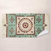 Etnische versiering badhanddoek (Badhanddoek)
