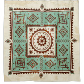 Etnische versiering douchegordijn (Voorkant)