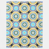 Etnische versiering fleece deken (Voorkant)