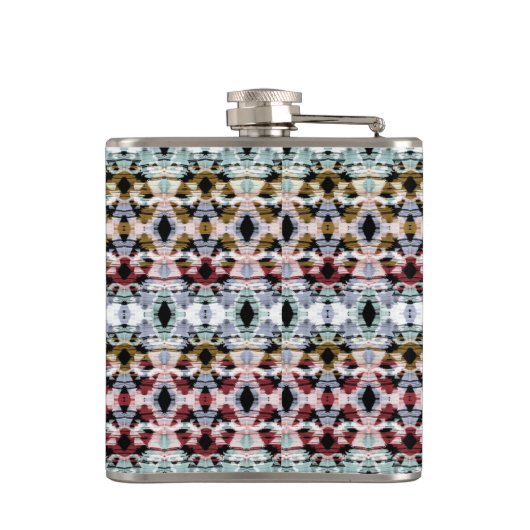 Etnische versiering. Ikat. Heupfles (Achterkant)