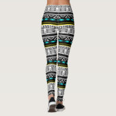Etnische versiering leggings (Achterkant)