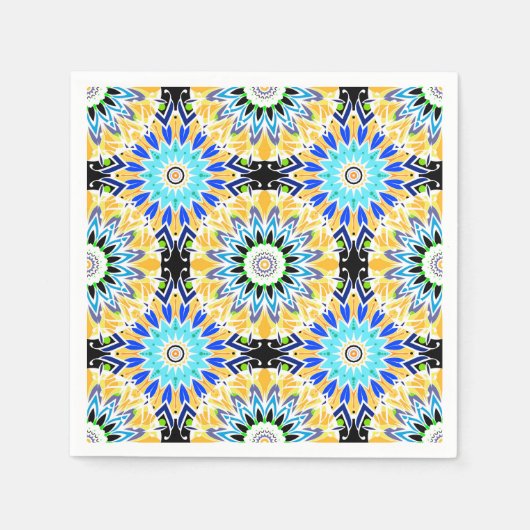 Etnische versiering servet (Voorkant)