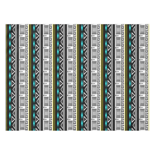 Etnische versiering tafelkleed (Voorkant (Horizontaal))