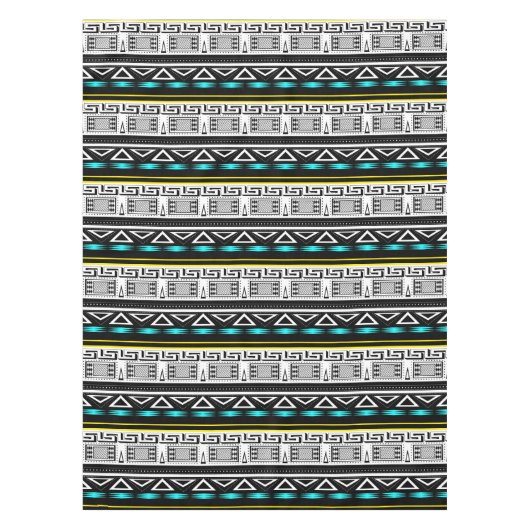 Etnische versiering tafelkleed (Voorkant)