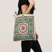 Etnische versiering tote bag (Dichtbij)