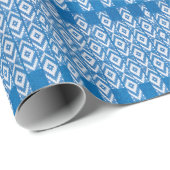 etnische versiering van natuurlijk linnen textiel cadeaupapier (Rol Hoek)