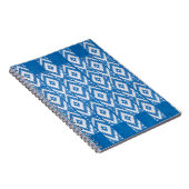 etnische versiering van natuurlijk linnen textiel notitieboek (Rechterzijde)