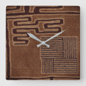 Etnische Vierkante Klok (Voorkant)