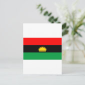 etnische vlag van de Biafra-republiek Briefkaart (Staand voorkant)