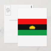 etnische vlag van de Biafra-republiek Briefkaart (Voorkant / Achterkant)
