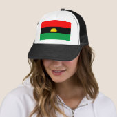 etnische vlag van de Biafra-republiek Trucker Pet (In situ)