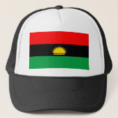 etnische vlag van de Biafra-republiek Trucker Pet (Voorkant)