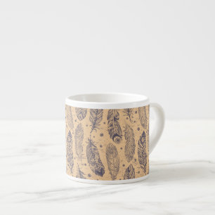 Etnische vormgeving espresso kop