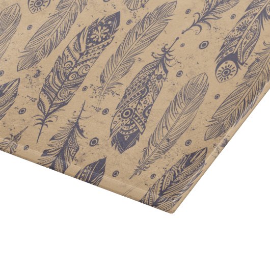 Etnische vormgeving snijplank (Hoek)