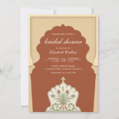 Etnische Vrijgezellenfeest van de Indische Ivory A Kaart (Voorkant)