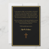 Etnische vrouw gezegend en zeer begunstigd Spiritu Bedankkaart (Achterkant)