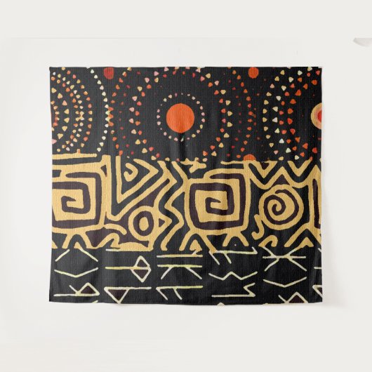 Etnische Wandkleed (Voorkant (horizontaal))