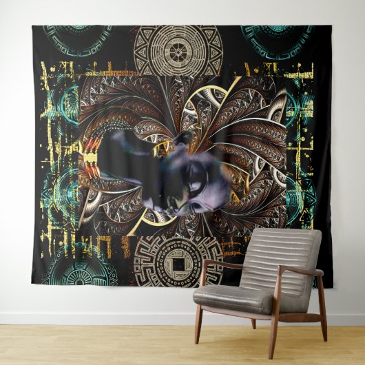 Etnische Wandkleed (In Situ (horizontaal))