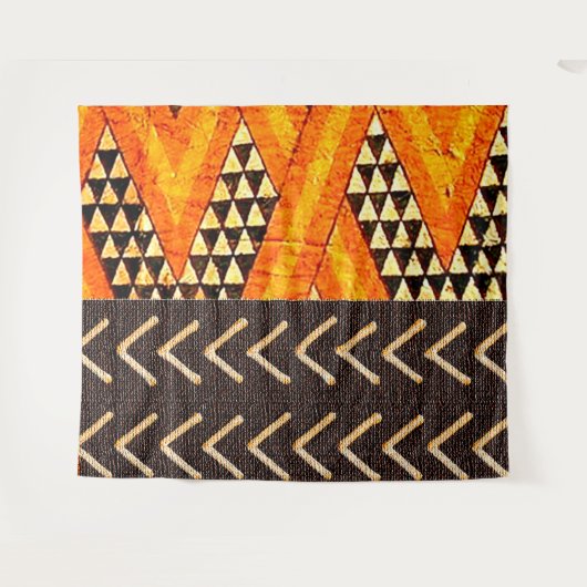 Etnische Wandkleed (Voorkant (horizontaal))