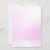 Etnische  zeemeermin baby onder de zeeen douche kaart (Achterkant)