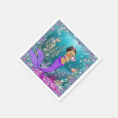 Etnische zeemeermin Baby shower servetten (Hoek)