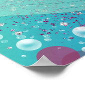 Etnische zeemeermin onder het Baby shower van de Z Poster (Hoek)