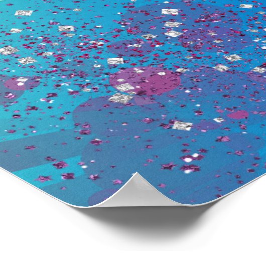 Etnische zeemeermin onder het Zee Poster (Hoek)