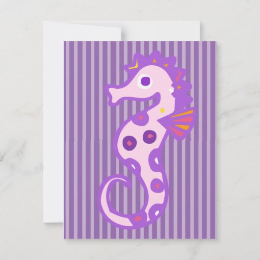 etnische zeemeermin verjaardagsfeestuitnodigingen kaart (Achterkant)