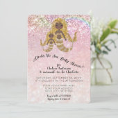 Etnische zeemeerminnen onder het Zee Baby Girl Sho Kaart (Staand voorkant)