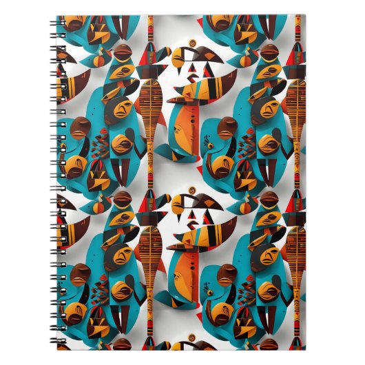 Etnische zielige stammen: Etherische reizen Notitieboek (Voorkant)