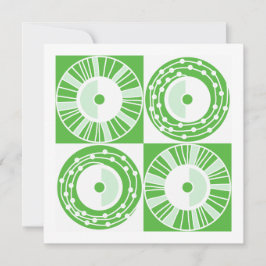 Etnische zonne-energie Midden eeuw Modern groen wi Kaart