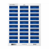 Etnische Zuidwest geometrische ontwerpetiket Etiket (Full Sheet)