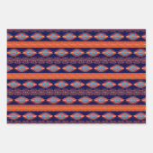 Etnische zuidwestelijke geometrische patronen inpakpapier vel (Voorkant)