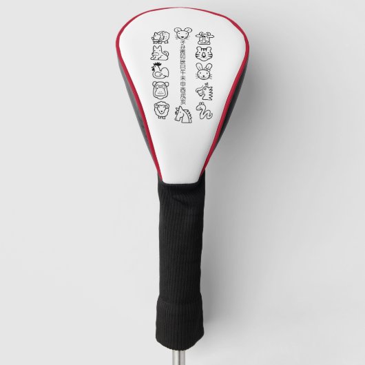 ETO 12shi Golf Hoofdhoezen Golfheadcover (Voorkant)