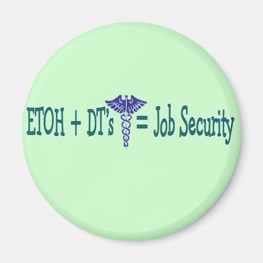 ETOH banenbeveiliging—Funny Zurse Giften Magneet (Voorkant)