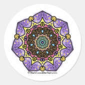 Etoile Mandala Sticker (Voorkant)