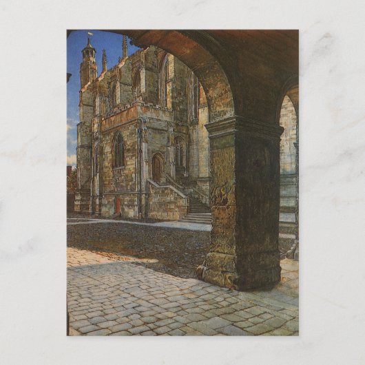 Eton College Chapel door Anna Alma Tadema Briefkaart (Voorkant)