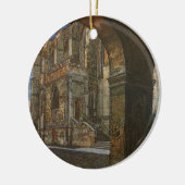 Eton College Chapel door Anna Alma Tadema Keramisch Ornament (Links)