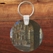 Eton College Chapel door Anna Alma Tadema Sleutelhanger (Voorkant)