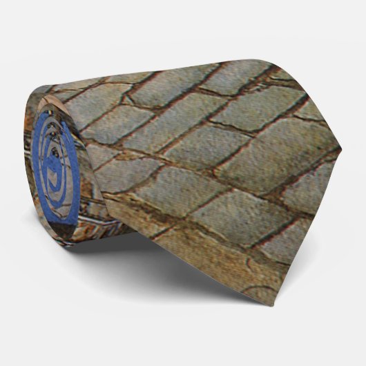 Eton College Chapel door Anna Alma Tadema Stropdas (Opgerold)