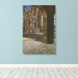 Eton College Chapel van Anna Alma Tadema Canvas Afdruk