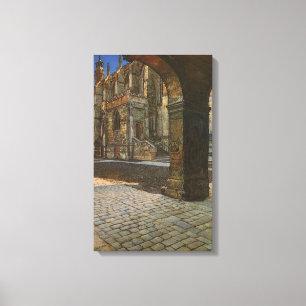 Eton College Chapel van Anna Alma Tadema Canvas Afdruk