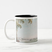 Eton College en Windsor uit de speelvelden Tweekleurige Koffiemok (Links)