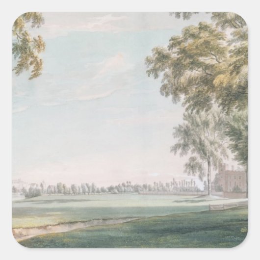 Eton College en Windsor uit de speelvelden Vierkante Sticker (Voorkant)