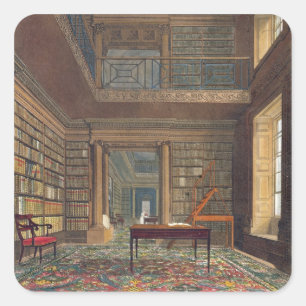 Eton College Library van 'Geschiedenis van Eton Co Vierkante Sticker