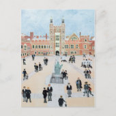 Eton College School Yard 1991 Briefkaart (Voorkant)