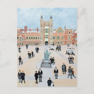 Eton College School Yard 1991 Briefkaart